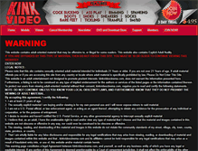 Tablet Screenshot of kinkvideo.com
